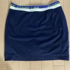 adidas レディース ゴルフスカート L ネイビー