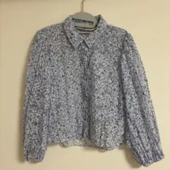 花柄長袖シャツ　zara