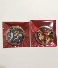 鬼滅の刃 煉獄杏寿郎 絵巻カフェ 第二期 缶バッジ