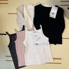 H&M キャミソール90 ロンT100/10