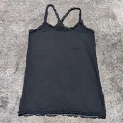 Heather タンクトップ ブラック Sサイズのサムネイル