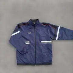 asics ネイビー/レッド ジャケット Coach Jacket M/L - メルカリ