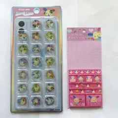 サンリオ ウサハナ シール キラコロおはじきシール　新品未開封　タイルシール付きのサムネイル