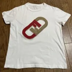 FENDI ロゴ アップリケ Tシャツ ホワイトのサムネイル