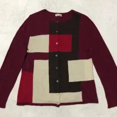 【匿名配送】カシミヤ100％ CASHMERE ニットカーディガン Mサイズ