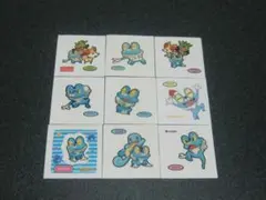 ケロマツ　９枚セット　ポケモン　デコキャラシール　第一パン