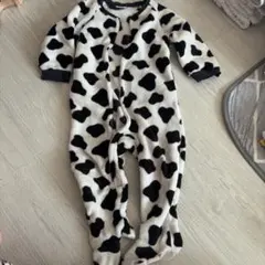 子供用牛柄ロンパース