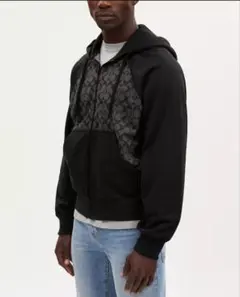 COACH ジップアップパーカー グレー これ以上は値下げできません。のサムネイル