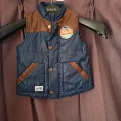 Buddy Lee ダウンベスト 95 ネイビー・ブラウン