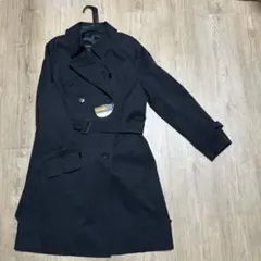 ダブルトレンチコート　黒　19号