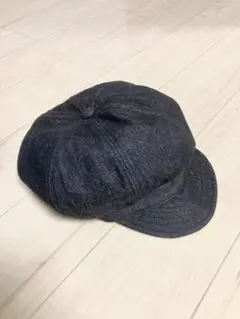 빈티지 스타일 데님 상자 사냥 모자 블랙 블랙 남성