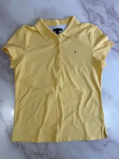 TOMMY HILFIGER トミー ヒルフィガー ポロシャツ M イエロー