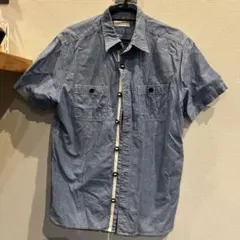 【美品】BEAMS デニムシャツ　半袖　ビームス