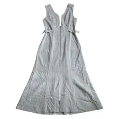 【JILLbyJILLSTUART】フロントジップ　ロングジャンパースカート