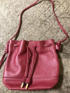 巾着型ショルダーバッグ　ルッソヴィータ　ナノユニバース