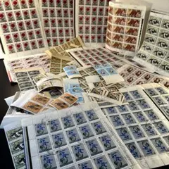 u*e様 外国切手　使用済み切手　印付き切手　動物植物生き物切手　いろいろおまと