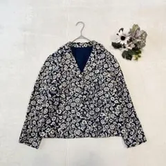 テーラードジャケット（フリー）花柄 カジュアル ビンテージ 総柄 フェミニン