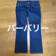 バーバリー　ストレートデニム　ジーンズ　レディース38
