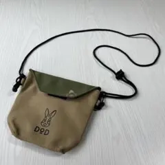 DOD サコッシュ ショルダーバッグ カーキ ベージュ　ローソンコラボ
