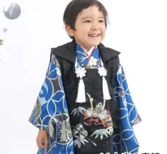 七五三 着物 3歳 男の子 被布セット フルセットのサムネイル