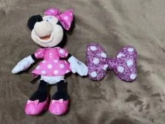 ディズニー　ミニーの日 ぬいぐるみチャーム　ヘアゴム