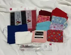 京ちりめん つまみ細工 スターターセット 入門 初心者 まとめ売り　ハギレ