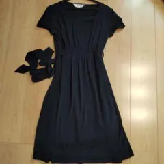 Sweet Mommy ネイビー マタニティワンピース M