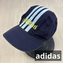old adidas ネイビー キャップ 三本ライン　AFA