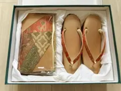 상태좋음 和装用バッグ＆草履24cm 2点セット 成人式・結婚式・お宮参り・七五三