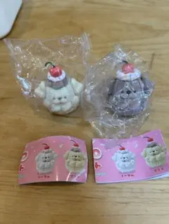 Whipooo ホイプー　フロッキーマスコット　ガチャガチャ　プリン　チョコ