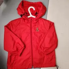 MIKI HOUSE 赤 フード付きジャケット 90サイズ