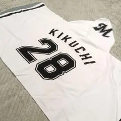 【未使用】菊地吏玖 千葉ロッテ タオル バスタオル フード付き グッズ 野球