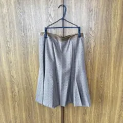 組曲 サイズ3 ブラウン ドット フレアスカート インパン付き