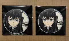 鬼滅の刃 柱展 マット缶バッジ 無一郎2点