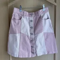 INGNI デニムスカート　ピンク　M
