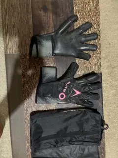 Elite Sport キーパーグローブ ブラック ピンク
