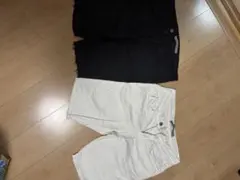 ZARA MAN ショートパンツ 黒 白 2点セット