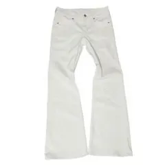 Chief Keef brrrsos swag フレア ホワイトデニム　yokoのサムネイル