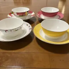【未使用】ケイトスペード お皿4枚セット！！ 限定】KateSpade×Targetメラミン サラダ プレート4枚Set (kate spade