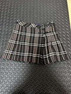 BURBERRY BLUE LABEL ノバチェック プリーツミニスカート 38