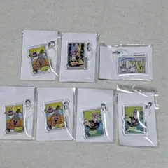 【7点セット】 おぱんちゅうさぎ 可哀想に アンブレラマーカー アクリルチャーム