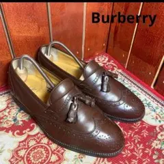 K*f様 Burberry タッセルローファー　ウイングチップ　メダリオン　ブラのサムネイル