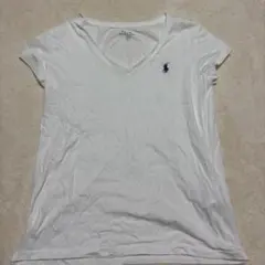 Polo Ralph Lauren VネックTシャツ S ホワイト