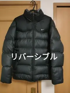 リバーシブル ダウンジャケット