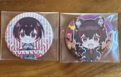 カラフルピーチ　ゆあんくん　缶バッチ　２個