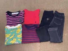 子供服 トップス パンツ まとめ売り 6点セットのサムネイル