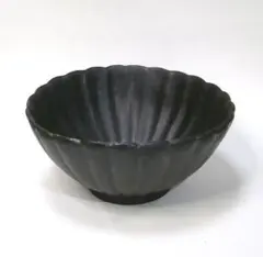 高島大樹 黒釉輪花 2008年初出し 新品未使用 深鉢 どんぶり 鉢 うつわ 丼 高島大樹 黒釉輪花 2008年初出し 新品未使用 深鉢 どんぶり 鉢 うつわ