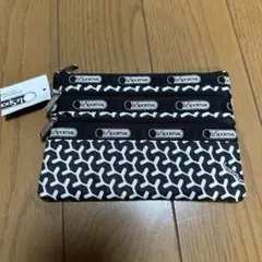 LeSportsac 幾何学模様ポーチ　新品未使用