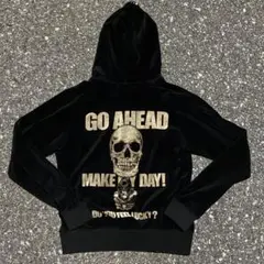 00s HYSTERIC GLAMOUR ベロア パーカーy2k archive