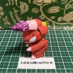 赤いゲノセクト:色違い:3333:フィギュア:指人形:ポケモンキッズ:現状品